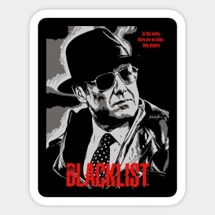 The Blacklist Fan art Poster Sticker